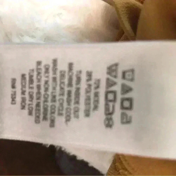 Sigrid Olsen Ladies Dress XS Mustard Color Ties In the back - Picture 4 of 4